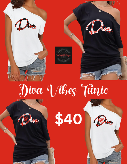 Diva Vibes Tunic T-Shirt/Tunic