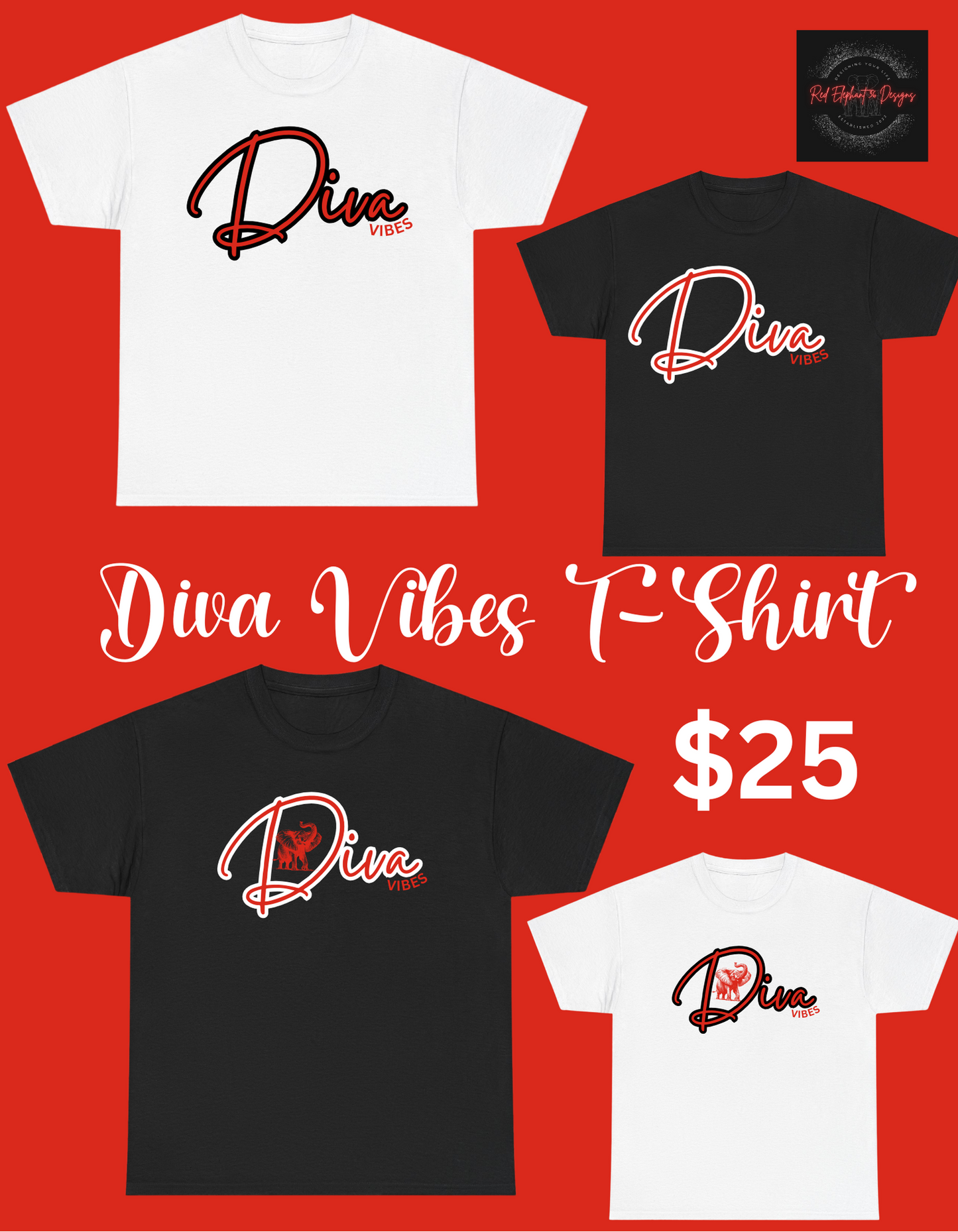 Diva Vibes Tunic T-Shirt/Tunic