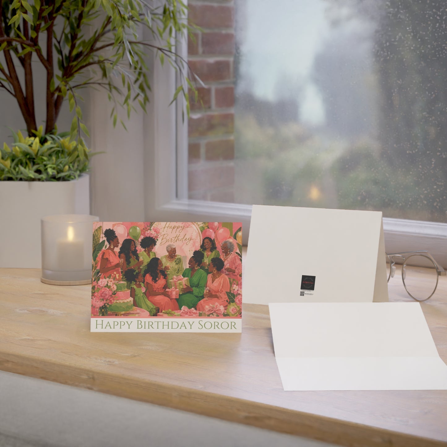 AKA Happy Birthday Soror: Greeting Cards, Perfect for Crossings Celebrations, Friendship, Special Occasions, Artful Designs, Meaningful Gifts