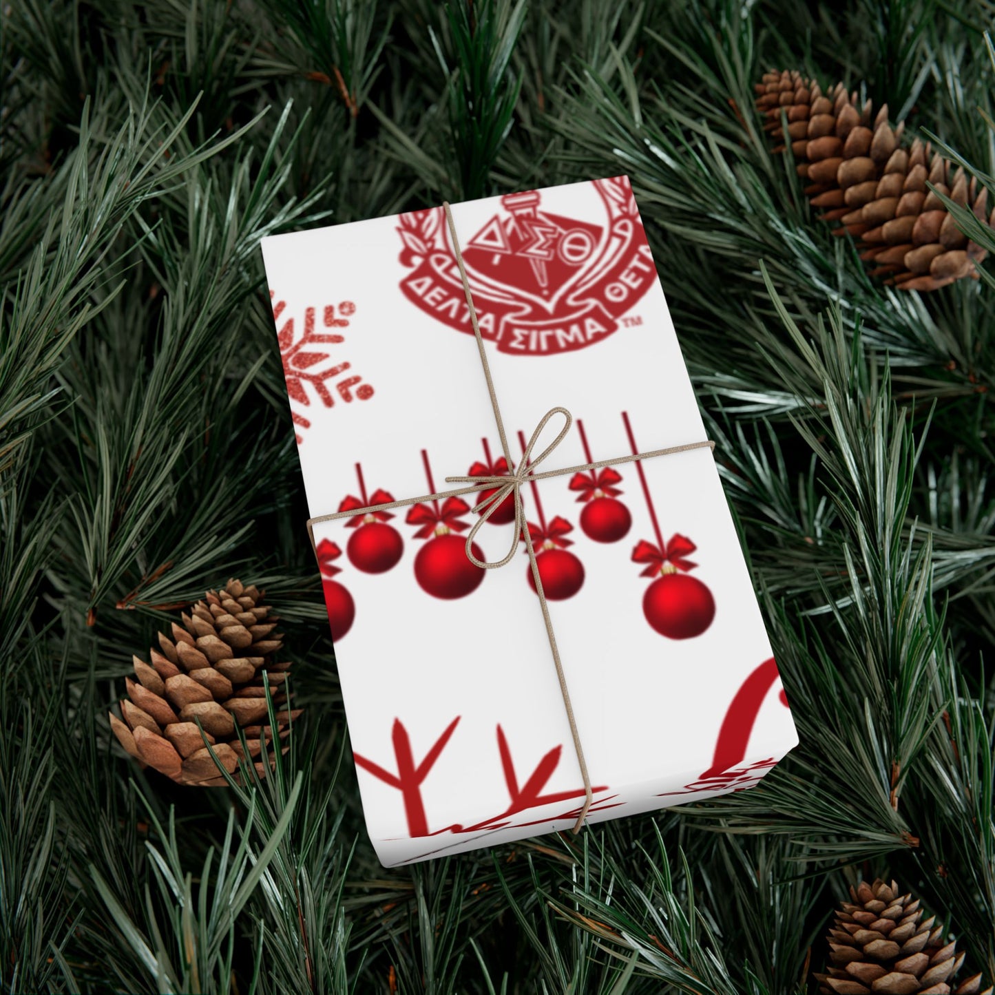 QUAC Fundraiser: Delta Sigma Theta Christmas Wrapping Paper Roll