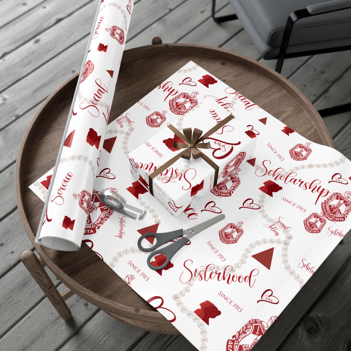 Delta Sigma Theta General Use Gift Wrapping Paper