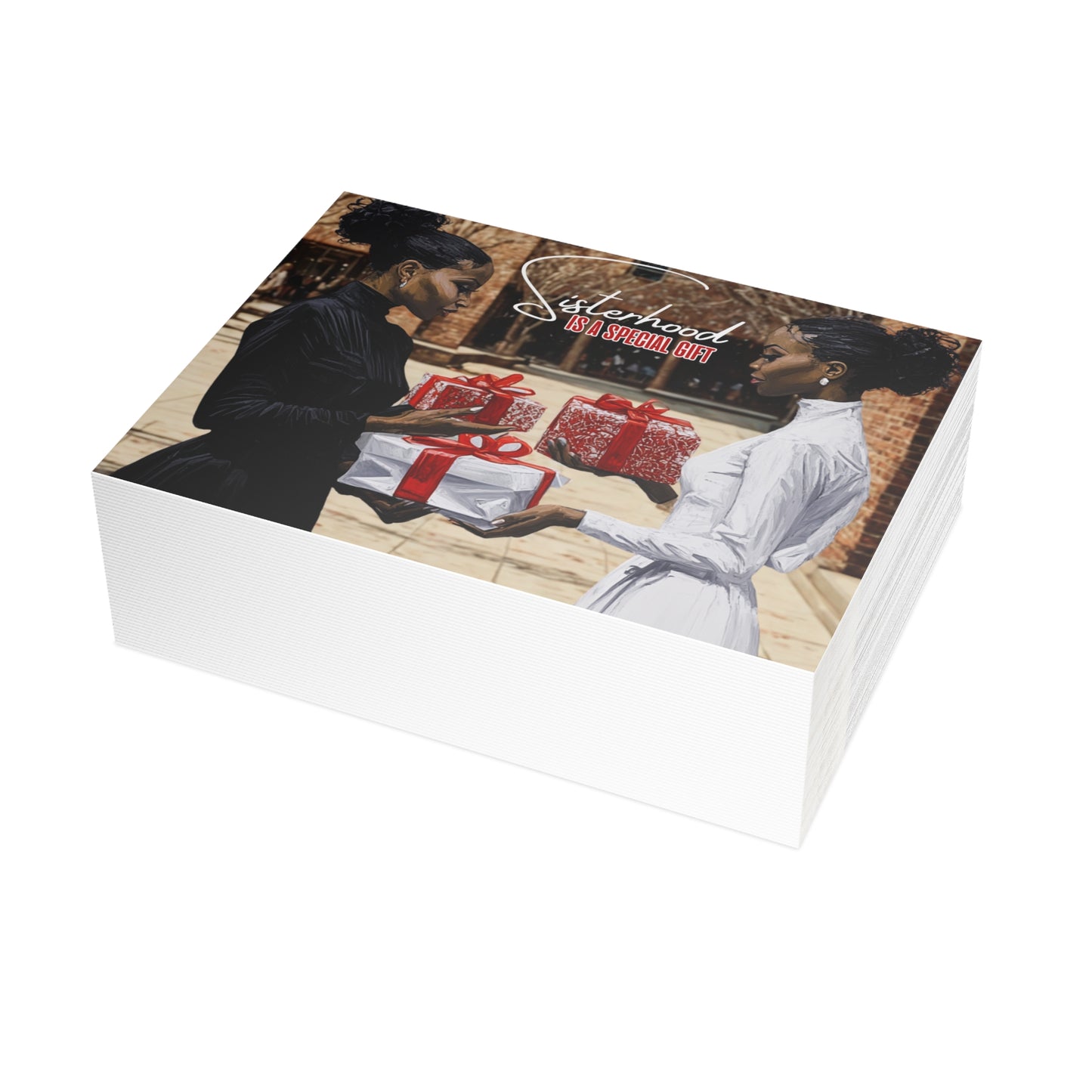 Sisterhood is a Special Gift Greeting Cards, Perfect for Crossings Celebrations, Friendship, Special Occasions, Artful Designs, Meaningful Gifts