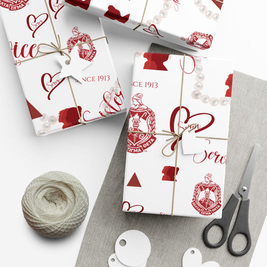QUAC Fundraiser: Delta Sigma Theta General Use Gift Wrapping Paper