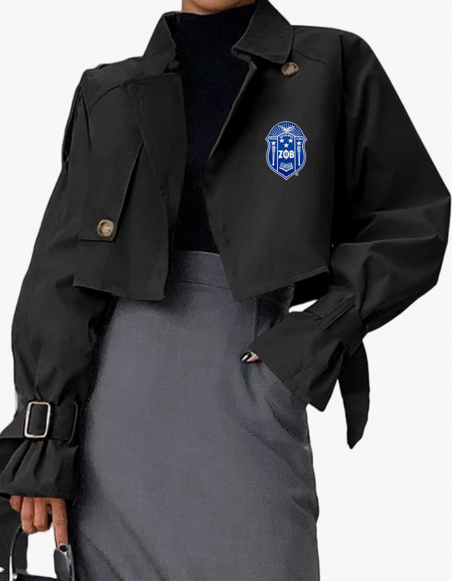 ZPB Cropped Trench Coat
