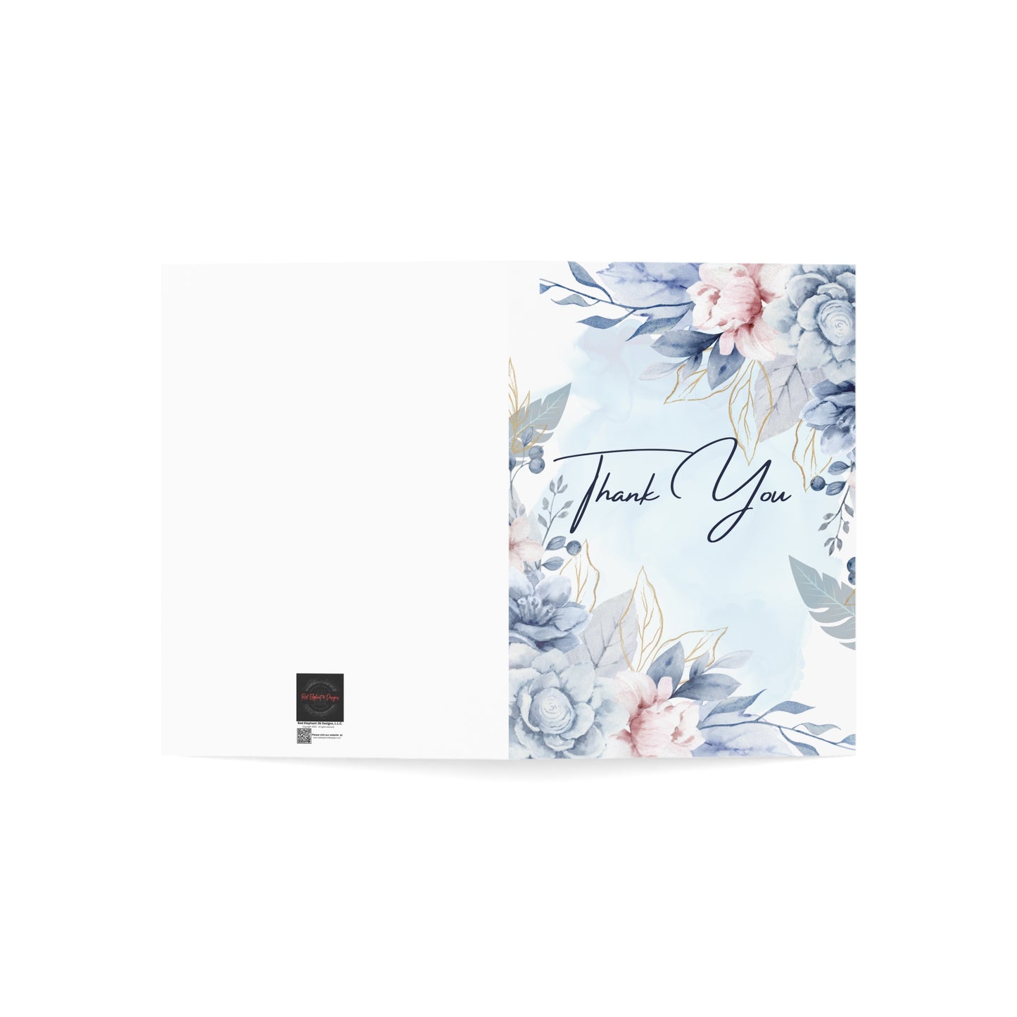 Floral Thank You Greeting Cards | Pack of 1, 10, 30, 50 | Perfect for Birthdays, Weddings, and Appreciation