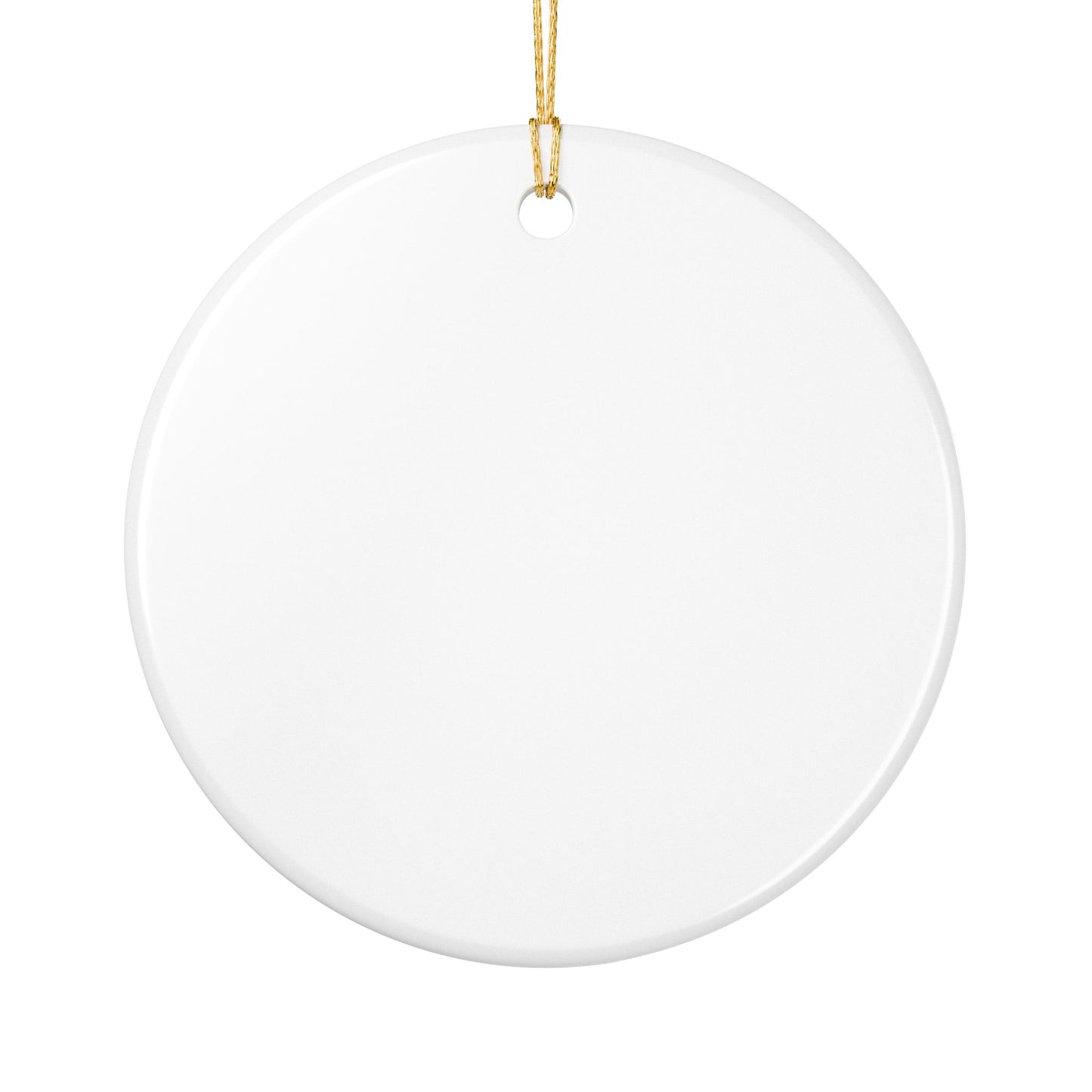 QUAC Fundraiser: 75th Anniversary Ceramic Decoration Ornament, (1pc)