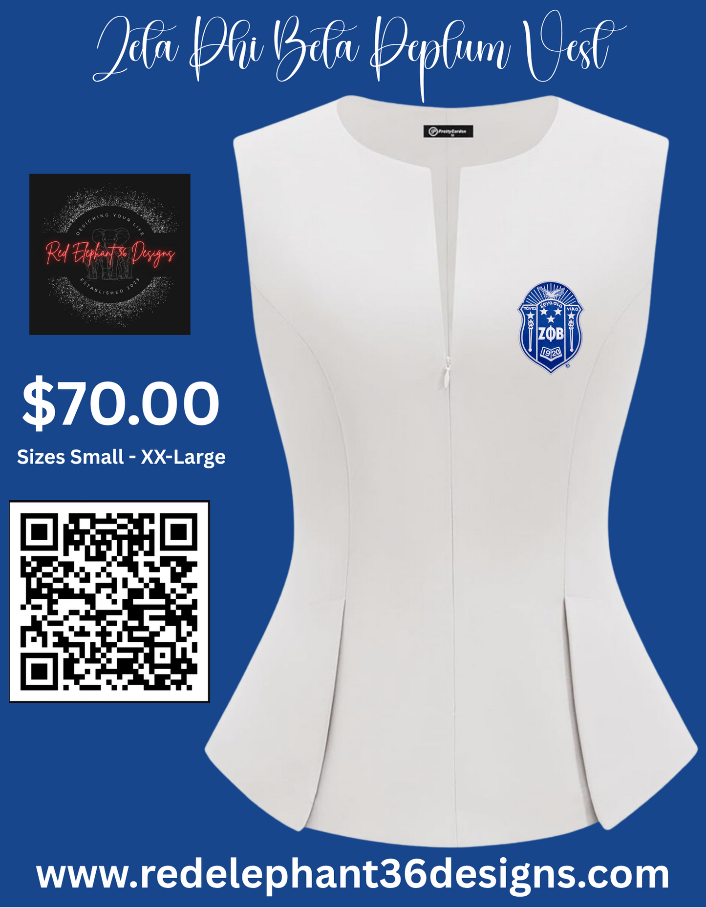 ZPB Peplum Vest