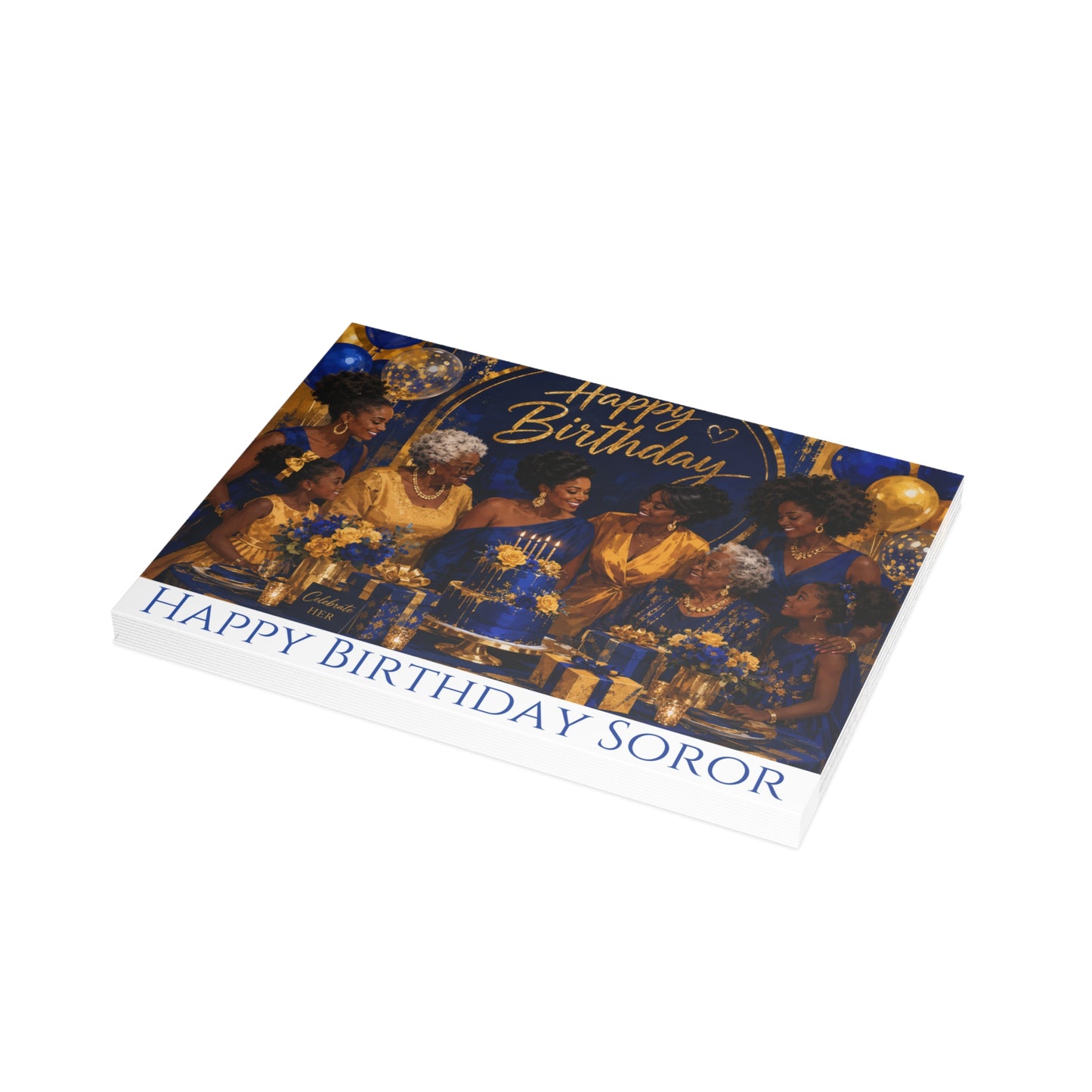 SGR Happy Birthday Soror: Greeting Cards, Perfect for Crossings Celebrations, Friendship, Special Occasions, Artful Designs, Meaningful Gifts