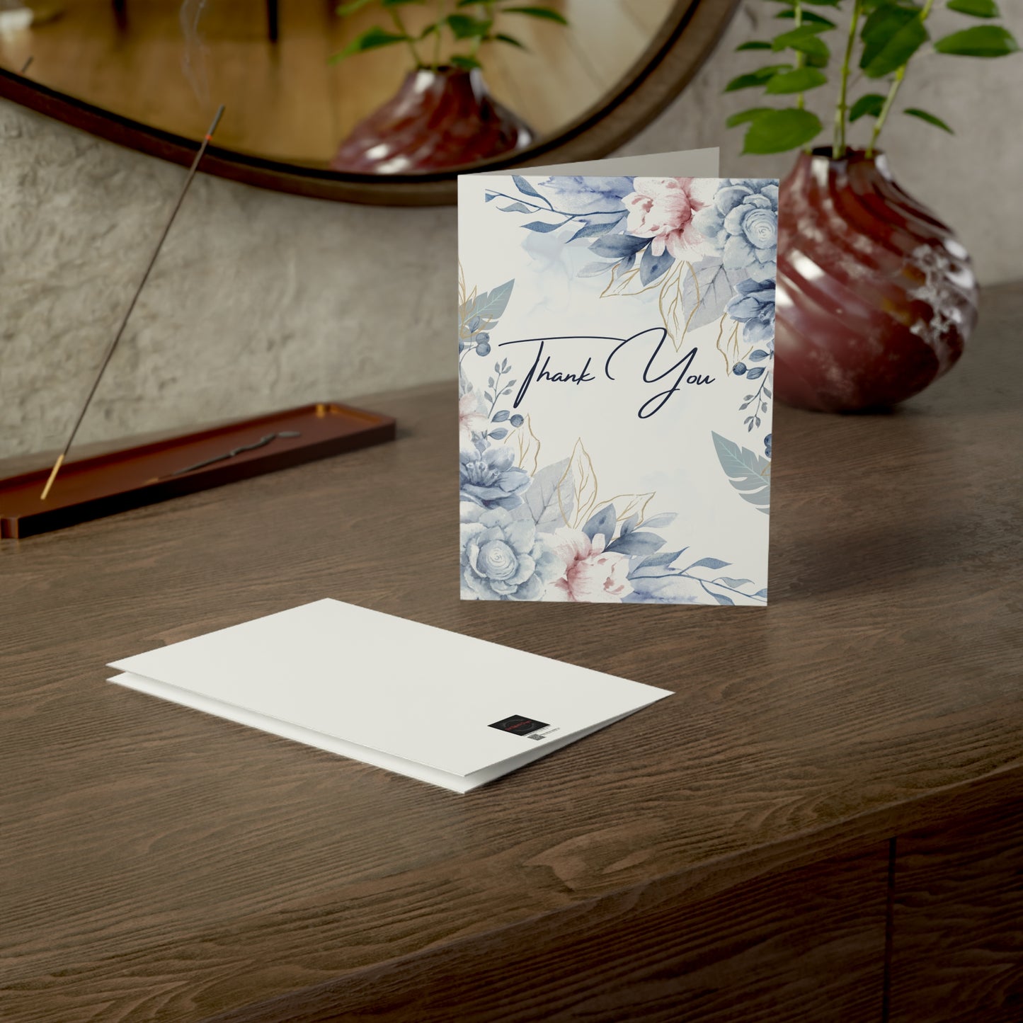 Floral Thank You Greeting Cards | Pack of 1, 10, 30, 50 | Perfect for Birthdays, Weddings, and Appreciation
