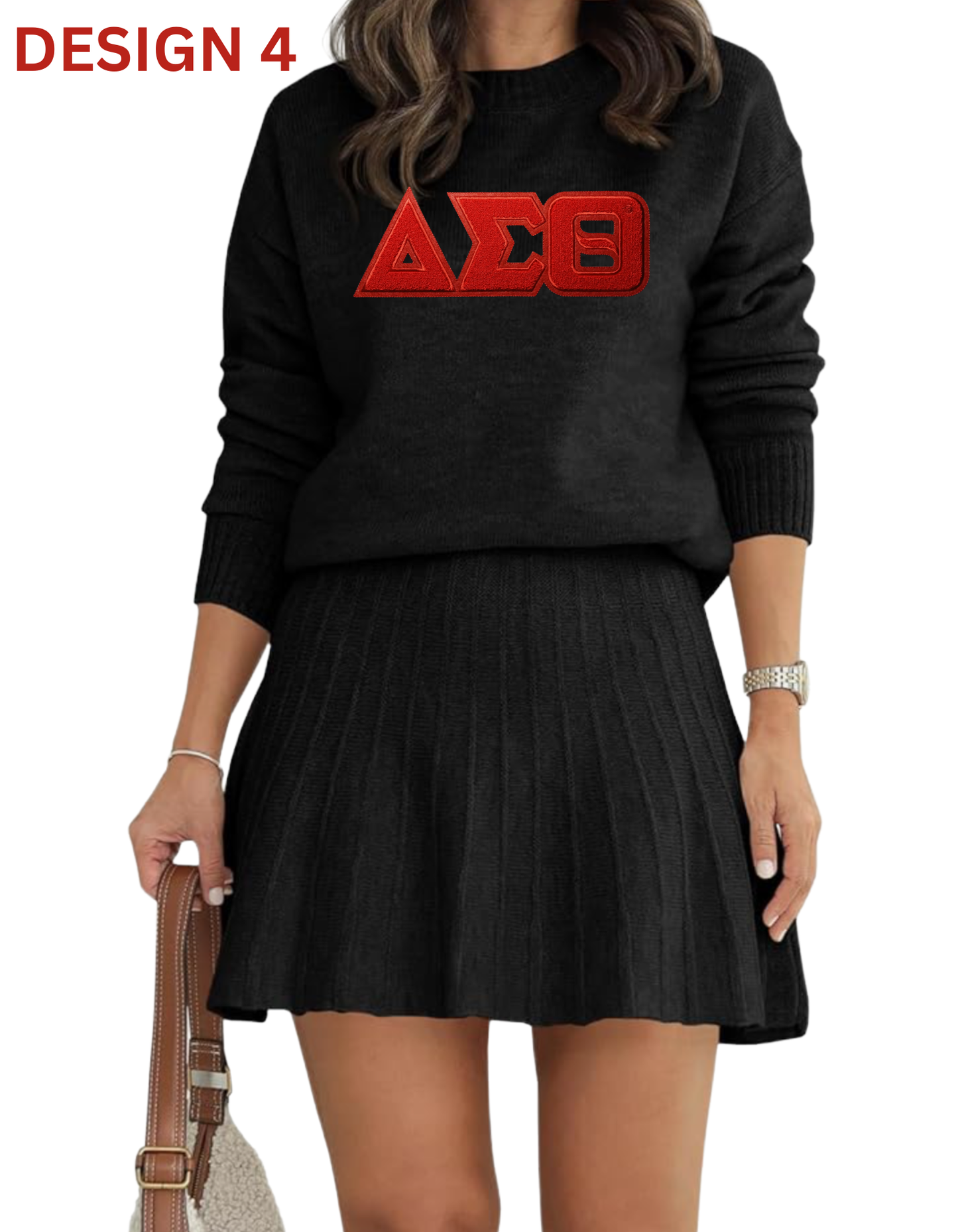 DST Mini Skirt Sweater Set