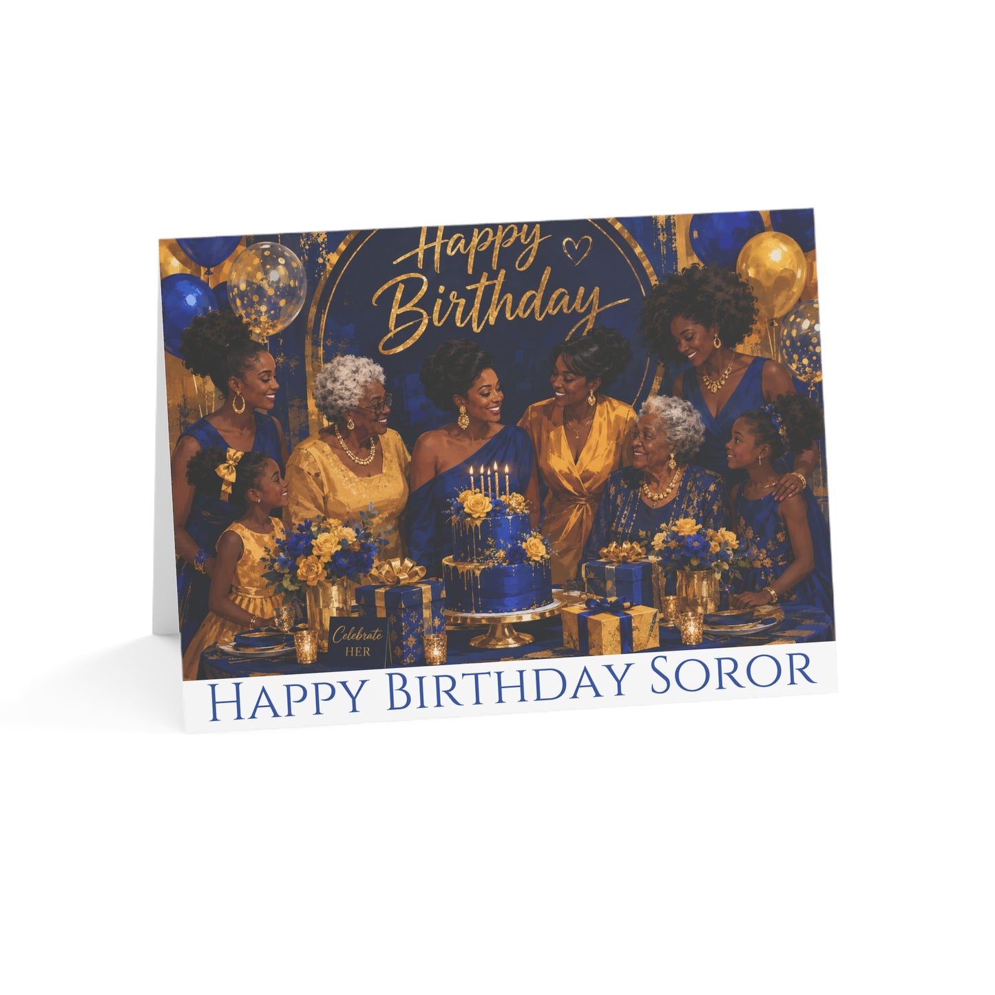SGR Happy Birthday Soror: Greeting Cards, Perfect for Crossings Celebrations, Friendship, Special Occasions, Artful Designs, Meaningful Gifts