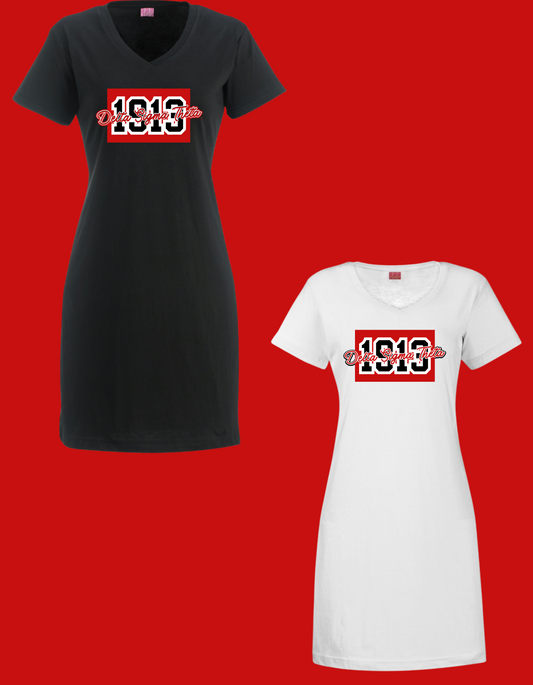 Delta Sigma Theta Varsity 1913 T-Shirt Dress