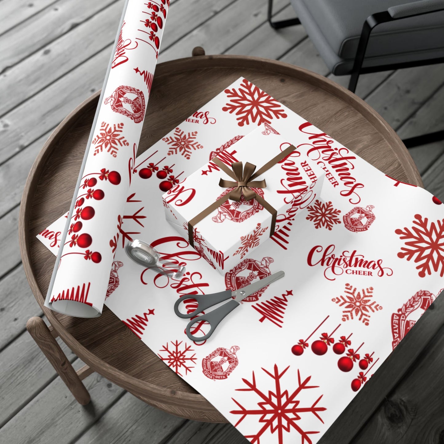 QUAC Fundraiser: Delta Sigma Theta Christmas Wrapping Paper Roll