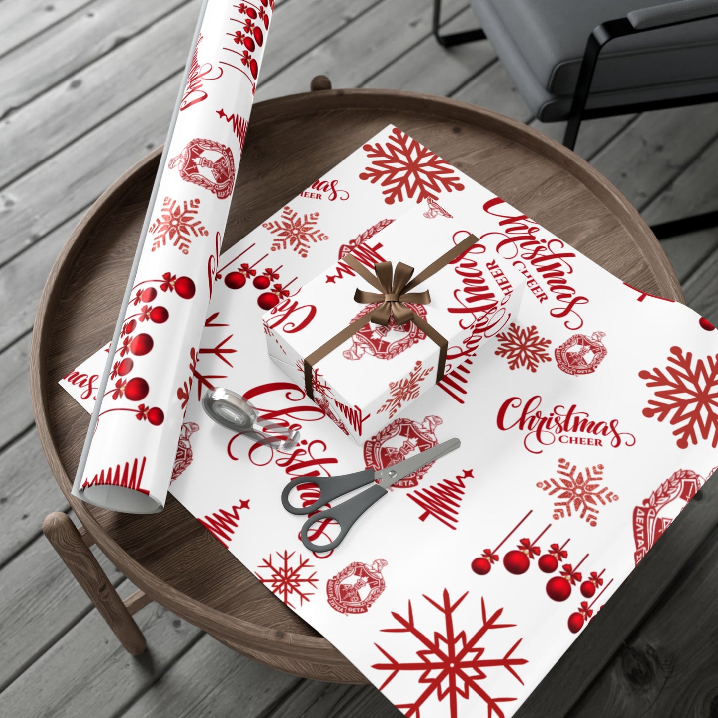 QUAC Fundraiser: Delta Sigma Theta Christmas Wrapping Paper Roll