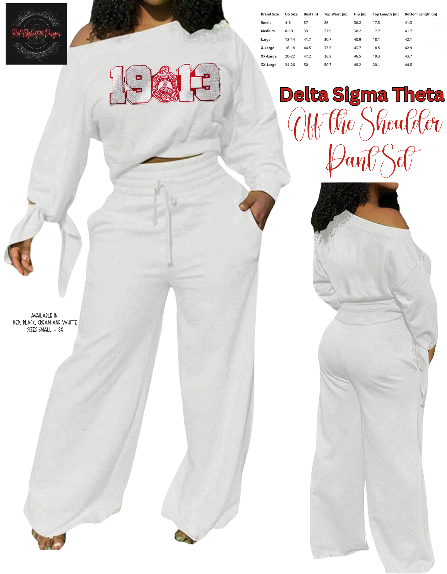 DST Off the Shoulder Pant Set
