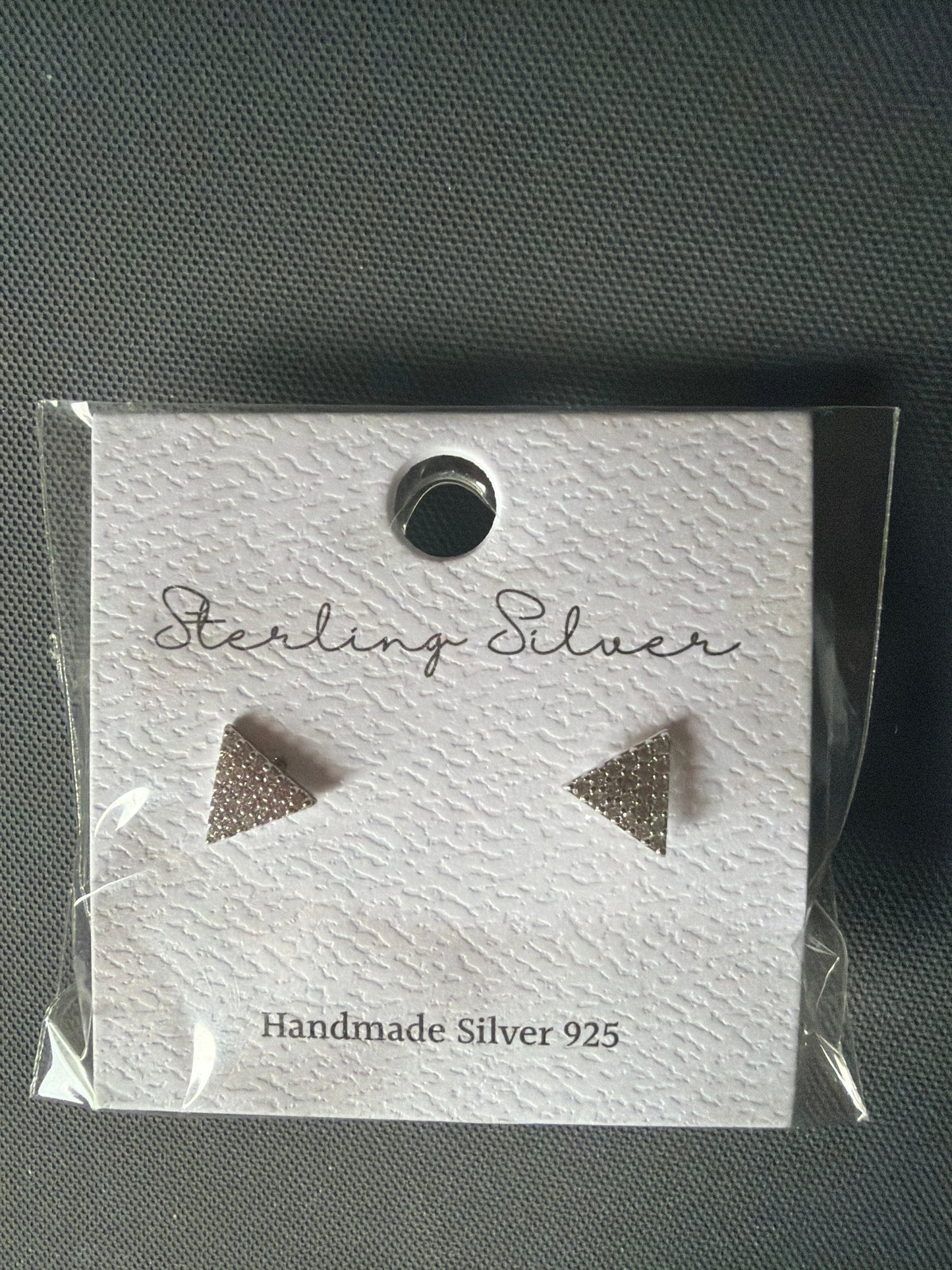 Delta Earrings - Solid Jewels in a Handmade Sterling Silver (925) Setting