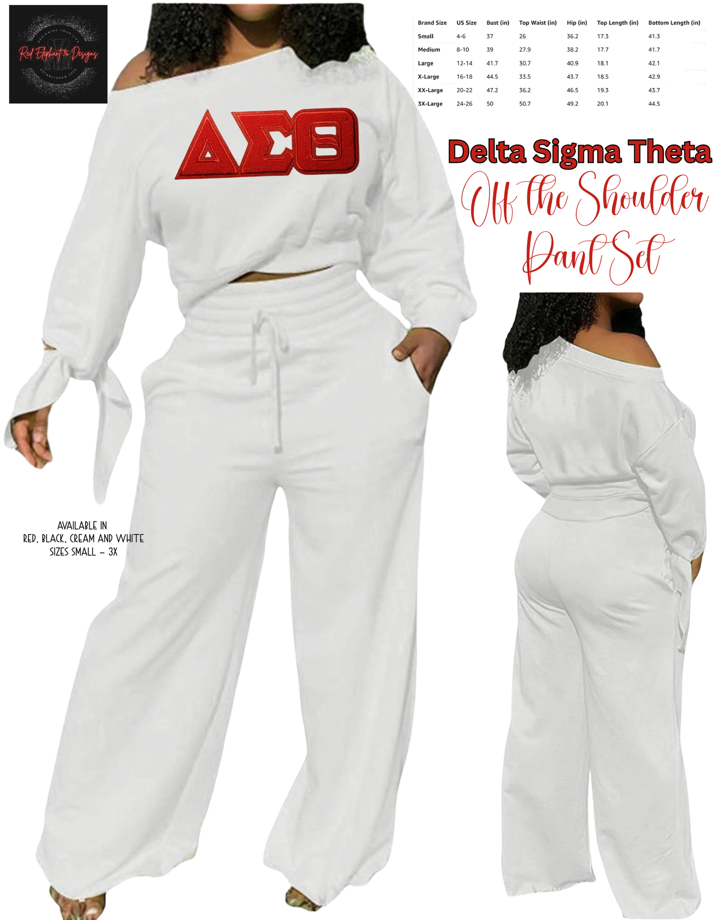 DST Off the Shoulder Pant Set