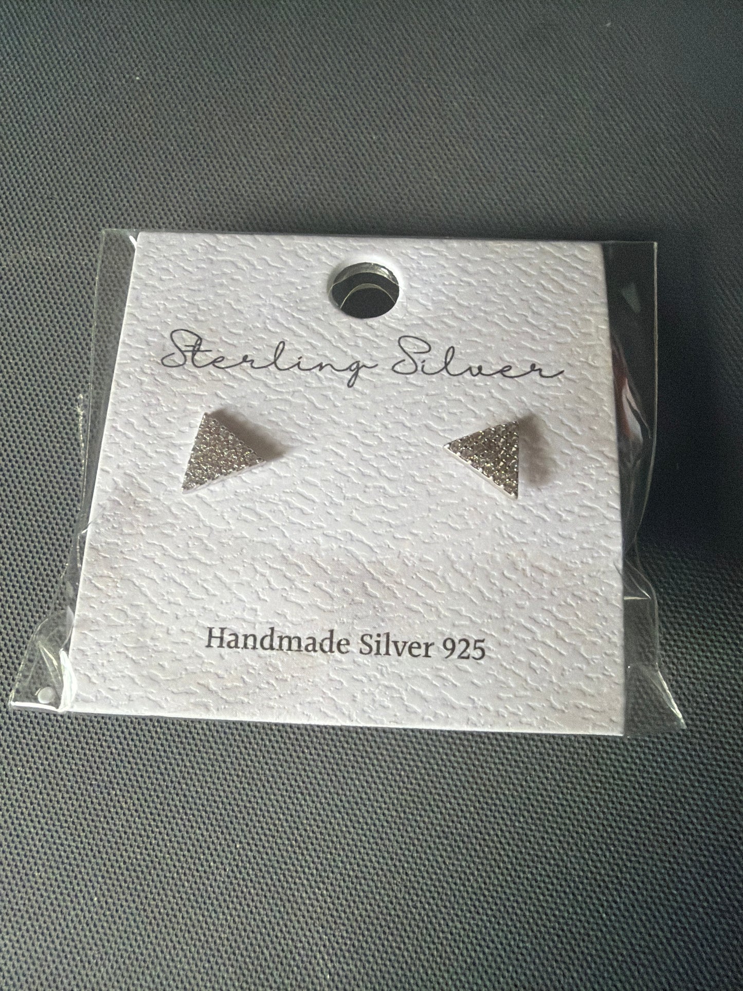 Delta Earrings - Solid Jewels in a Handmade Sterling Silver (925) Setting