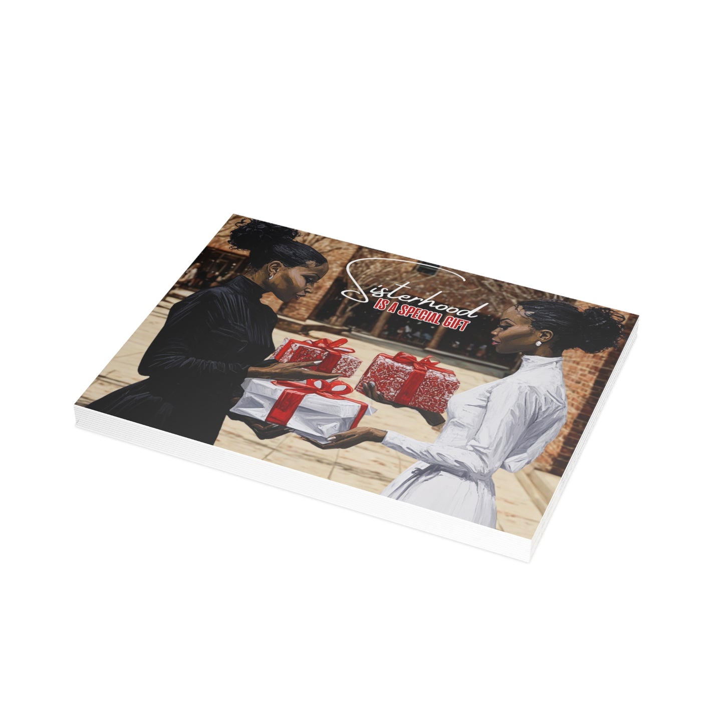 Sisterhood is a Special Gift Greeting Cards, Perfect for Crossings Celebrations, Friendship, Special Occasions, Artful Designs, Meaningful Gifts