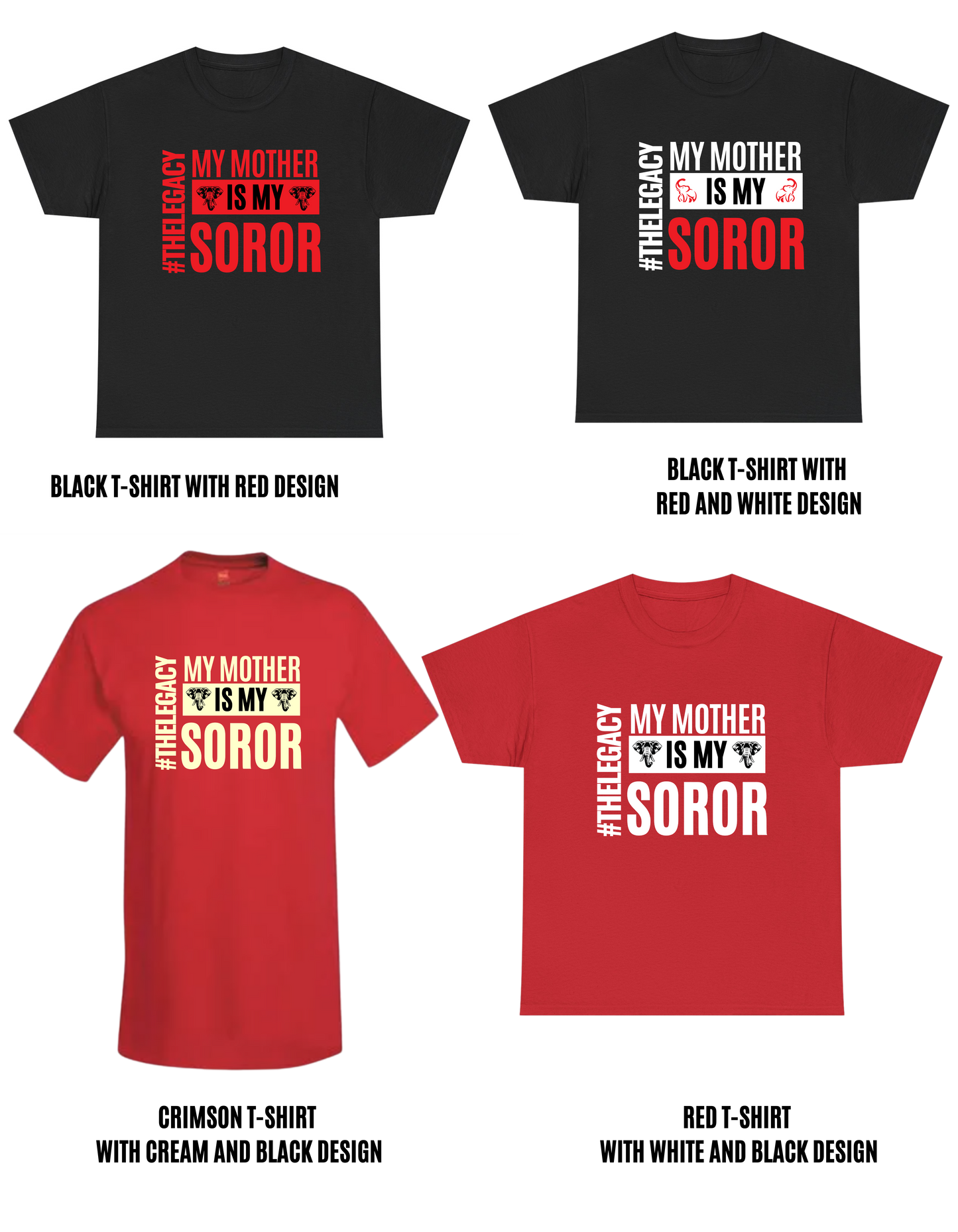 My Mother is My Soror Legacy Heavy Cotton T-shirt