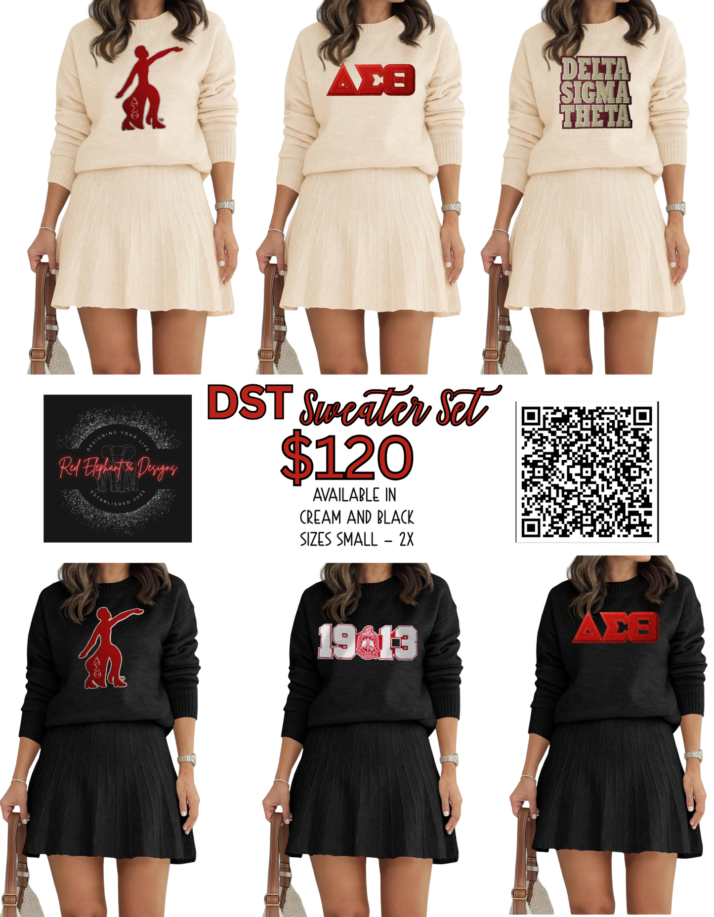 DST Mini Skirt Sweater Set