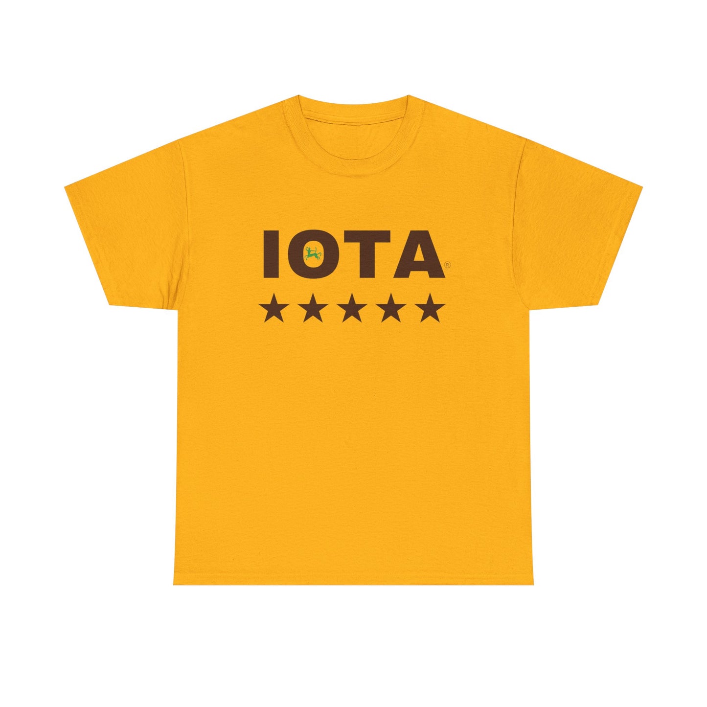 Iota Phi Theta 5 star T-shirt with Centaur at the center