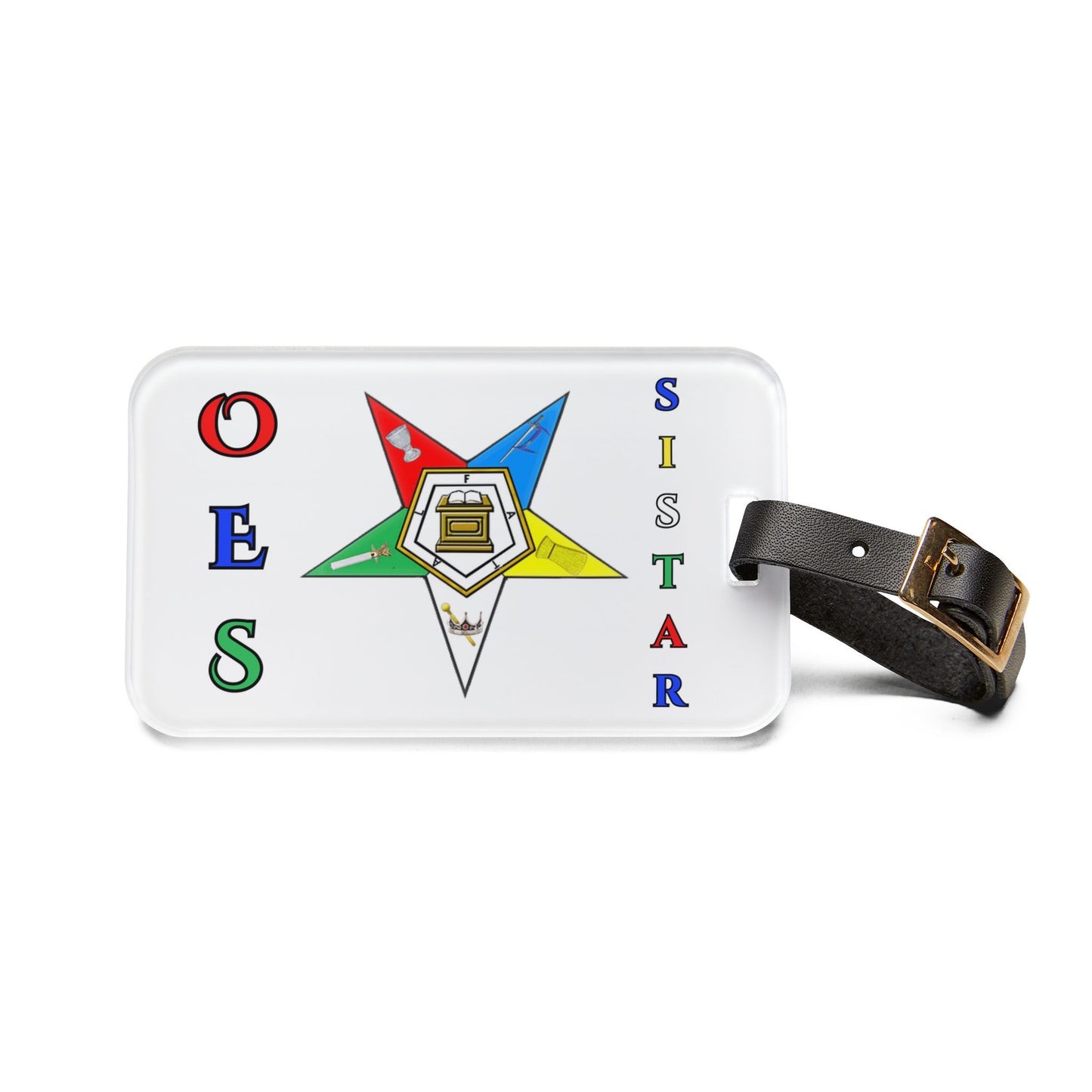 Eastern Star Luggage Tag — Order of the Eastern Star 1850 Travel ID