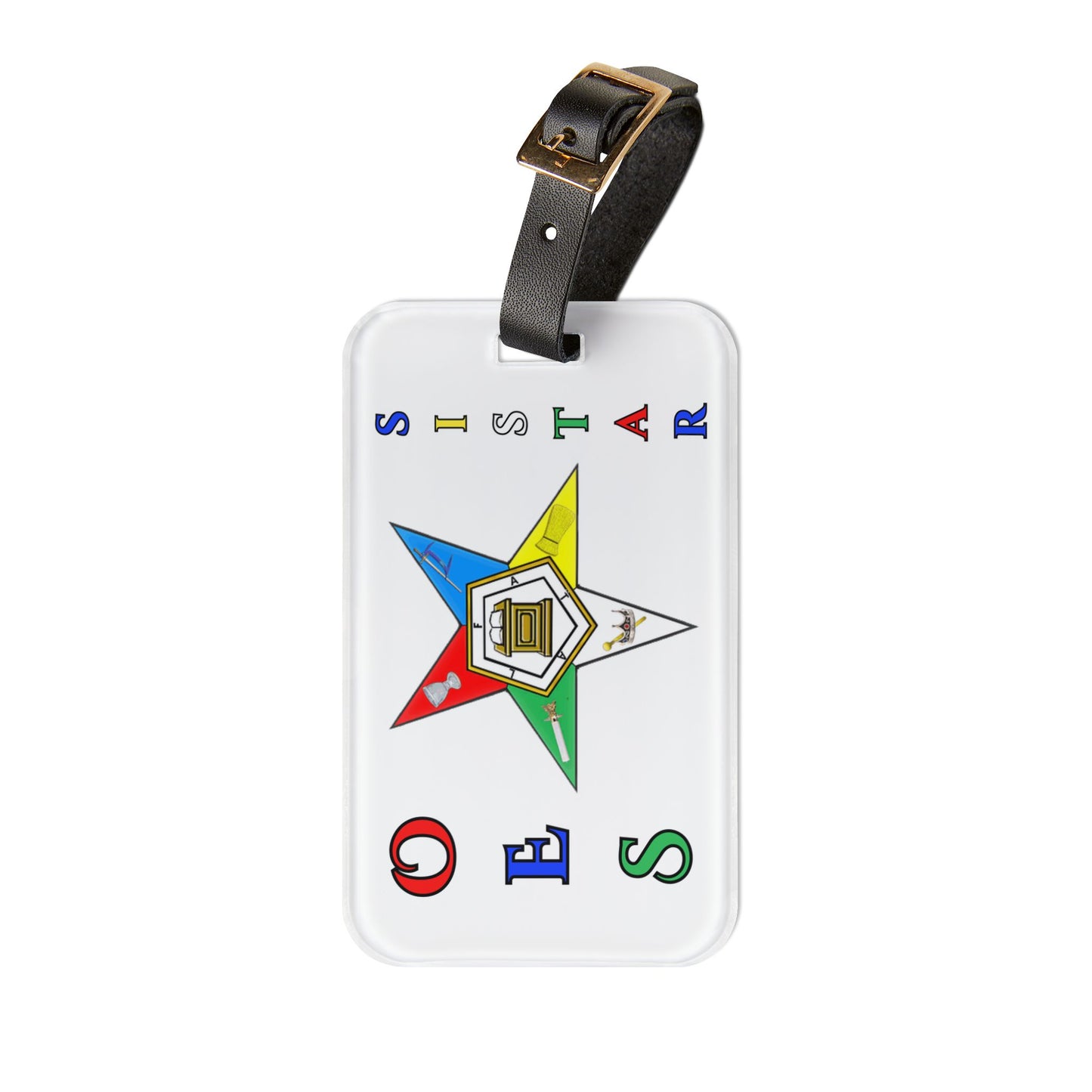 Eastern Star Luggage Tag — Order of the Eastern Star 1850 Travel ID