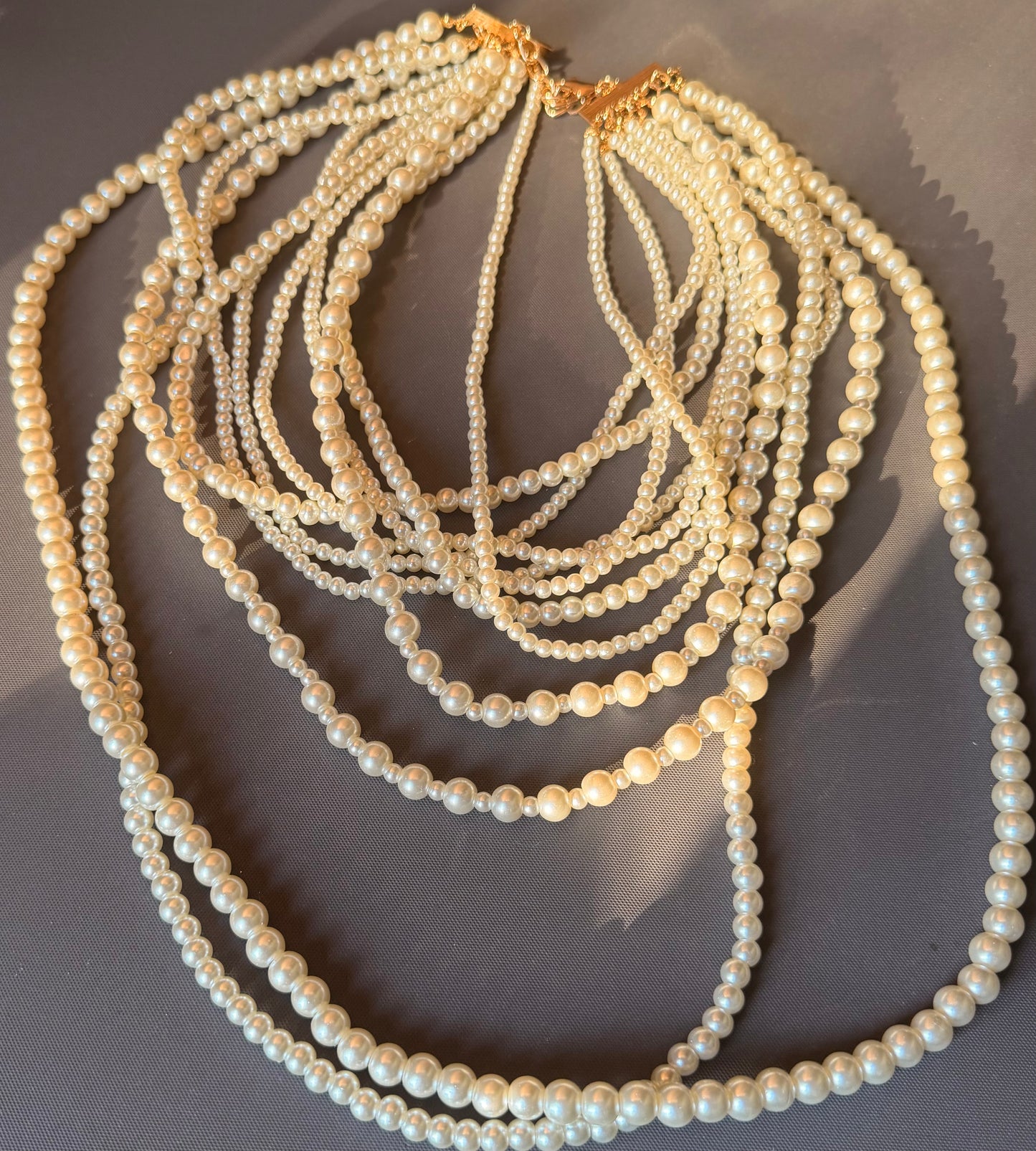 11 Strand Pearl Necklace