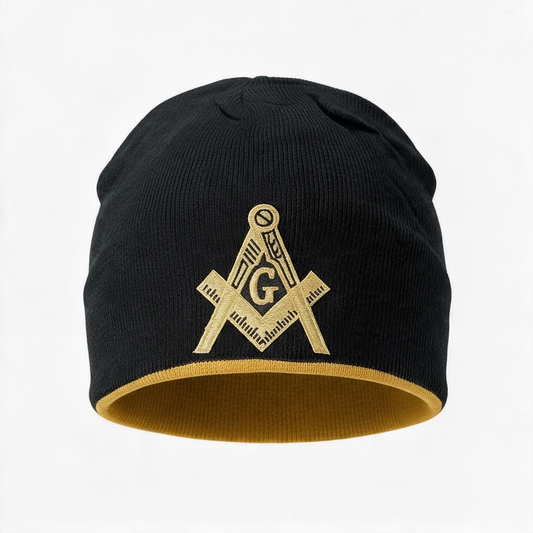 MASON - Masonic Reversible Beanie knit cap/hat