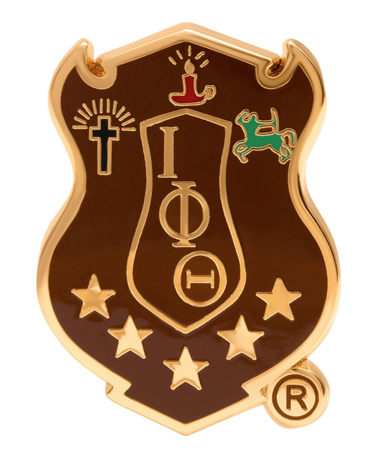 Iota Phi Theta Full Color 3D Crest Lapel Pin