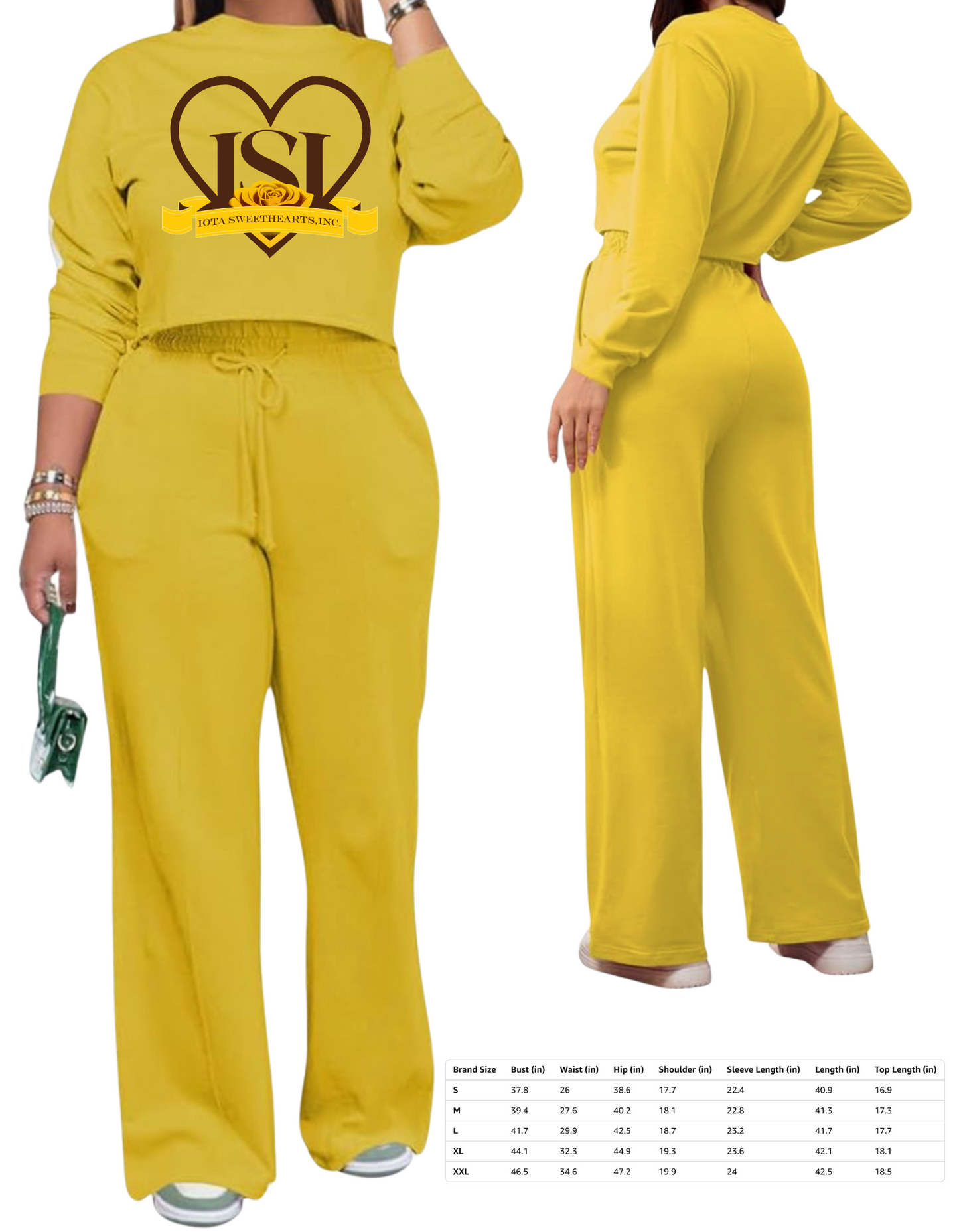 Iota Sweetheart Signature Cropped Hoodie Sweatsuit