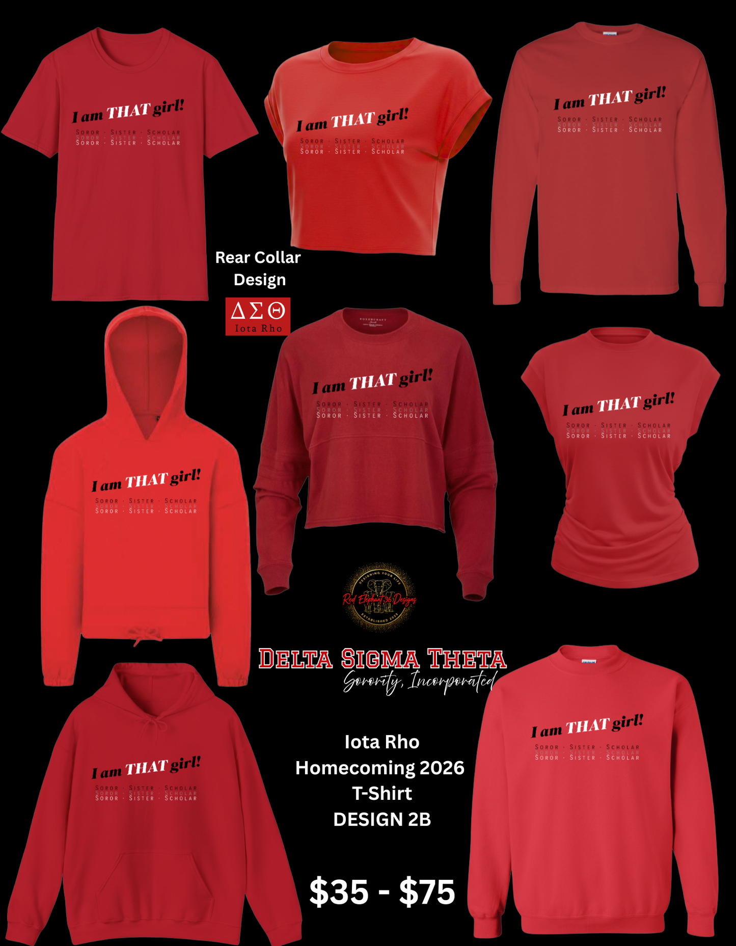 DST - Iota Rho - Homecoming 2026 T-Shirt/Sweatshirt