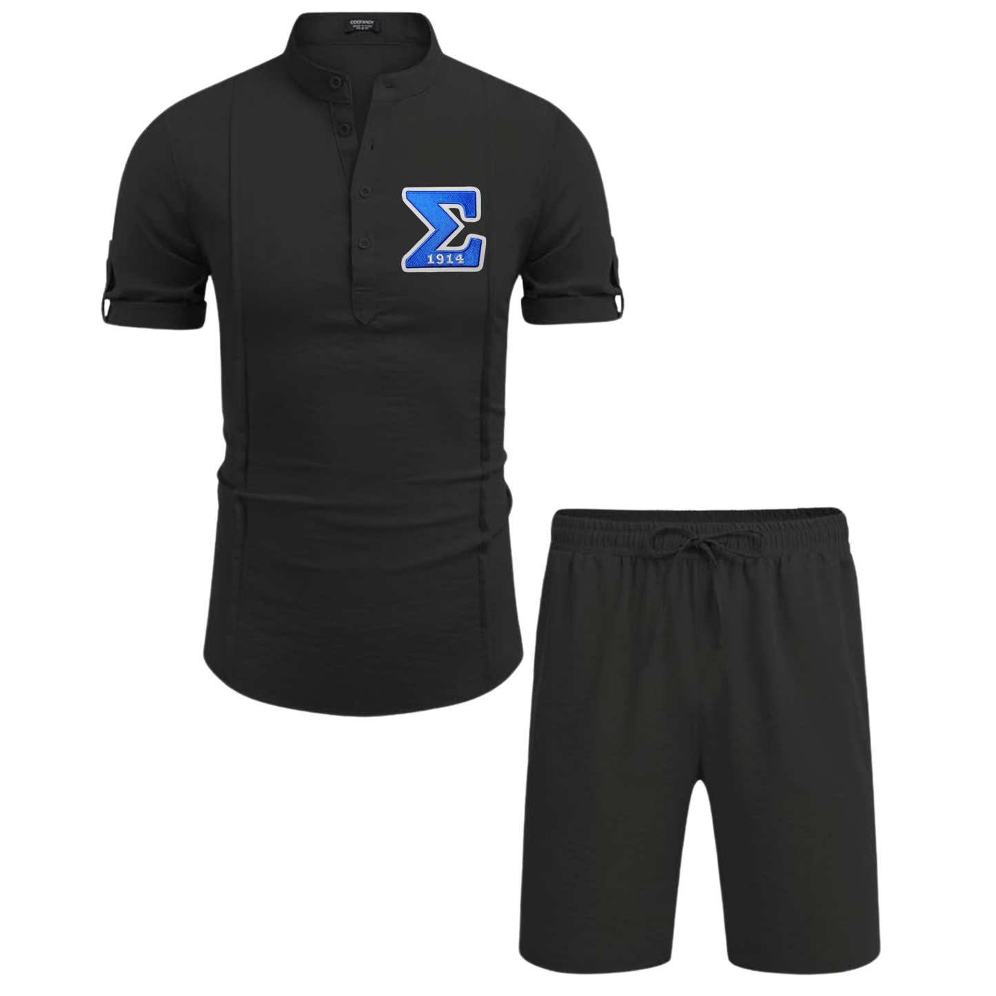 Phi Beta Sigma Beach Short Set