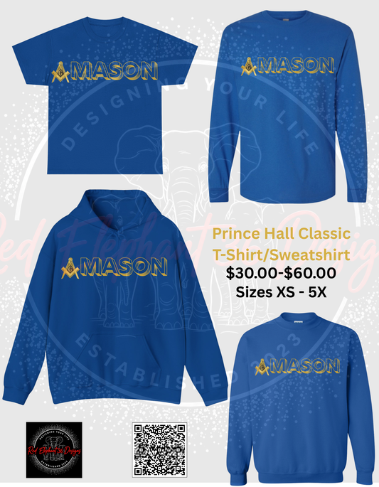 PHM - Prince Hall Mason Classic Shirt/Sweatshirt
