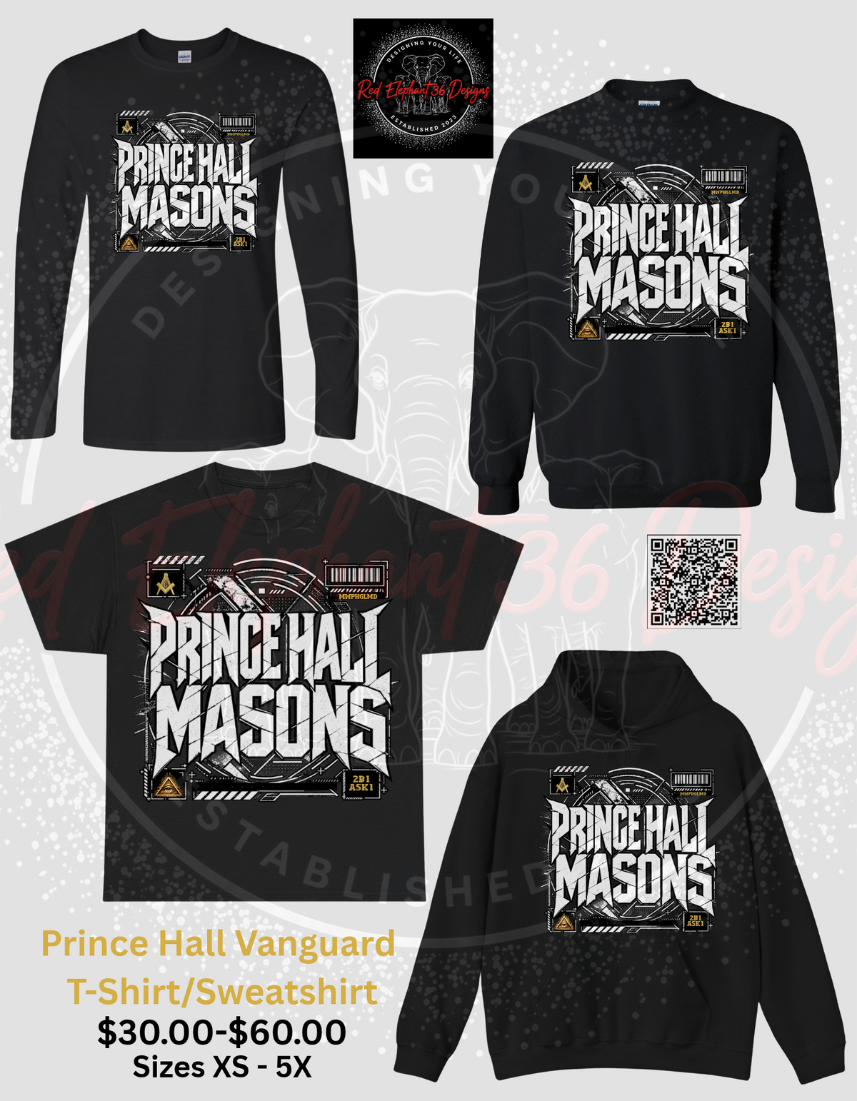 Prince Hall Mason Vanguard Shirt/Sweatshirt