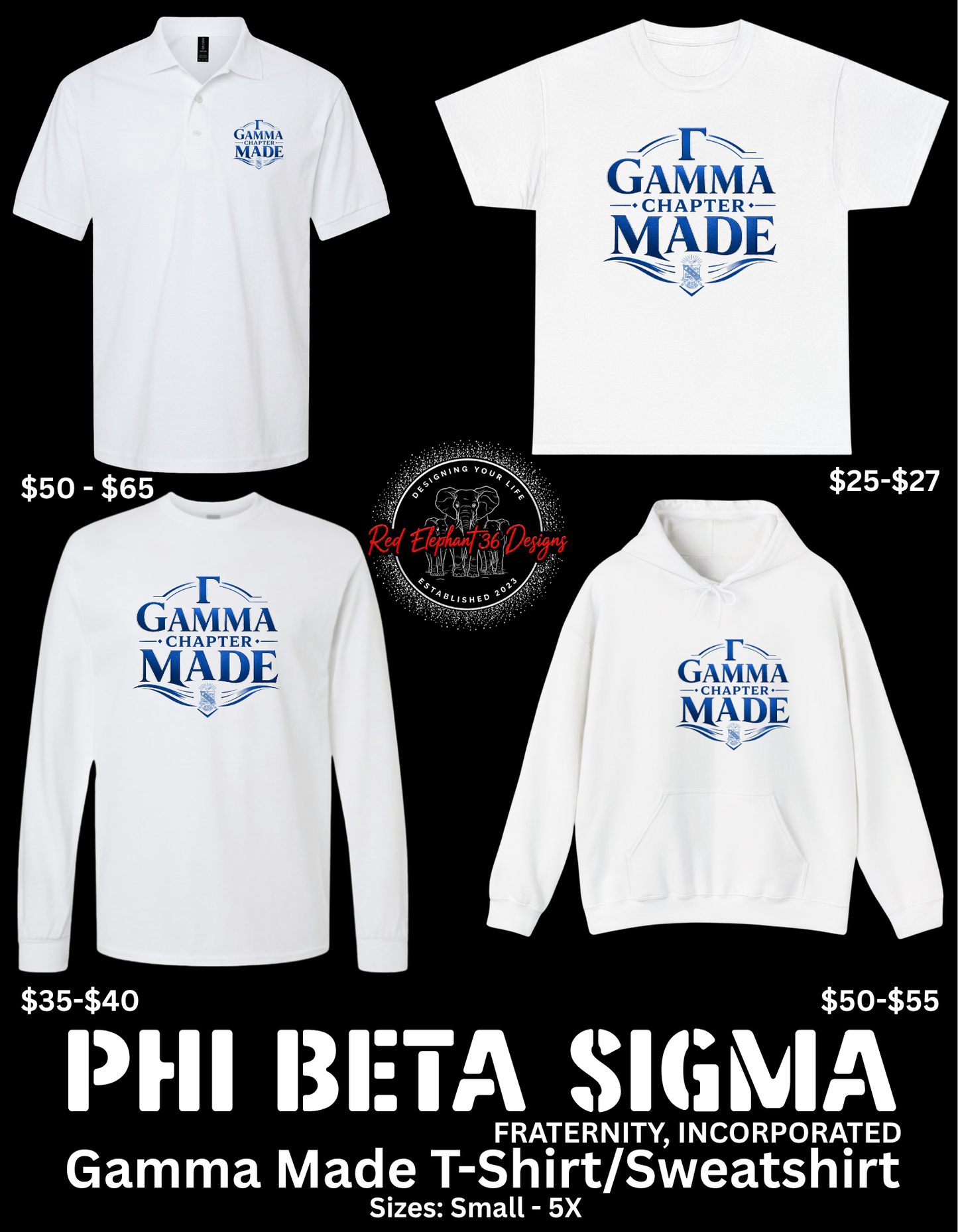 PBS - Gamma - Gamma Chapter Made T-Shirt/Sweatshirt