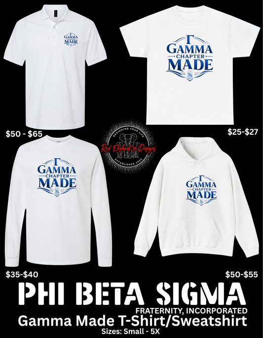 PBS - Gamma - Gamma Chapter Made T-Shirt/Sweatshirt