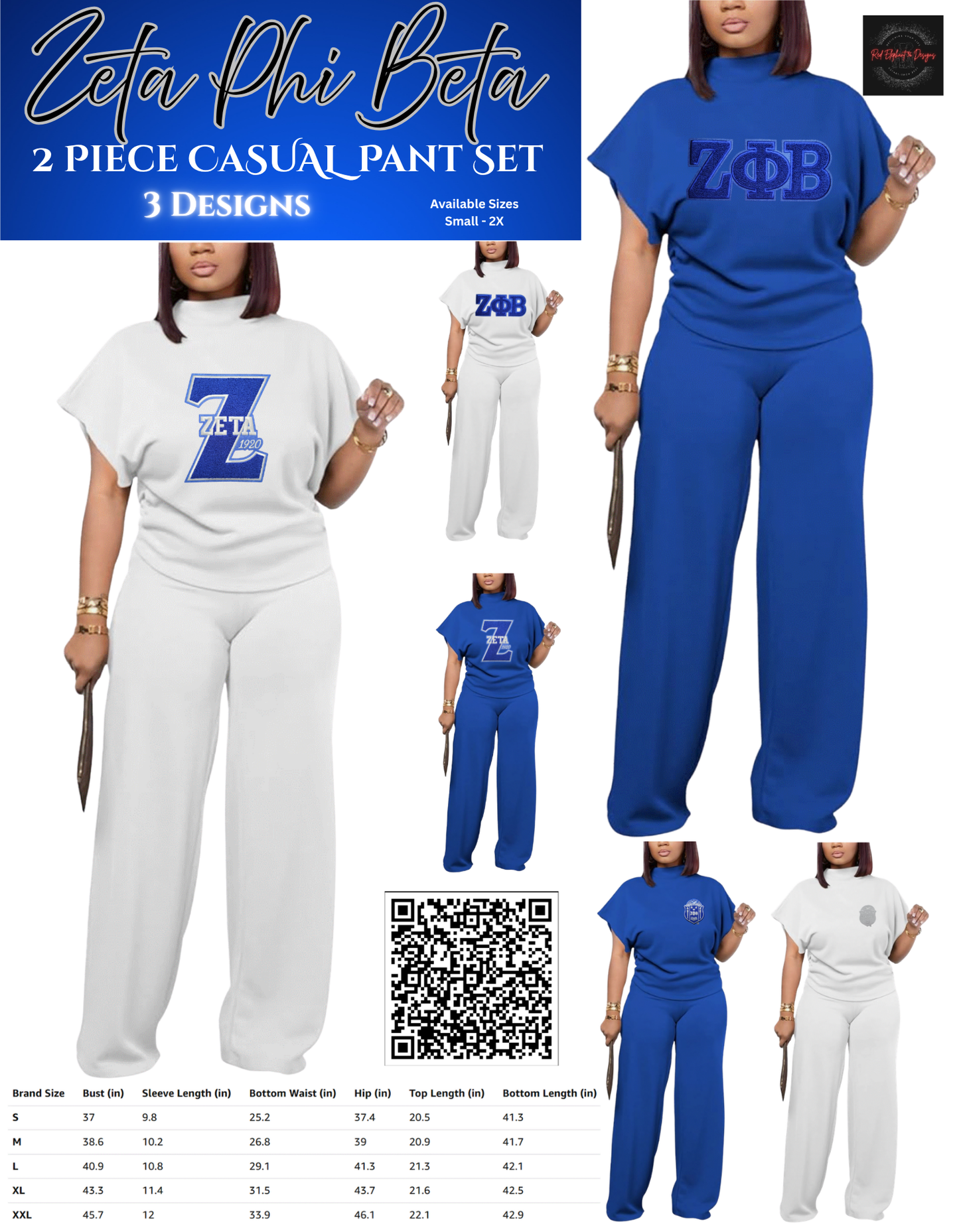 ZPB 2 Piece Casual Pant Suit