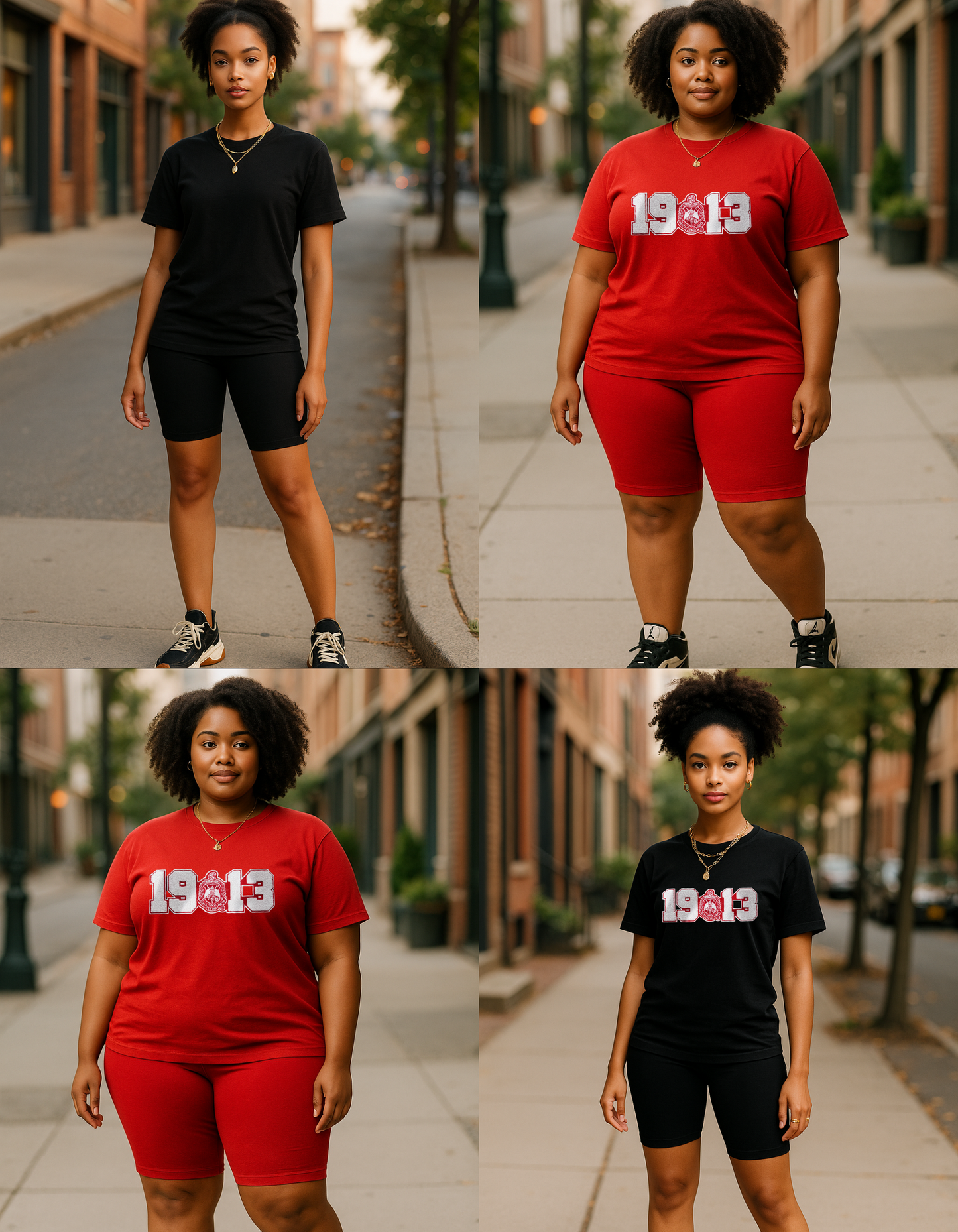 Delta Sigma Theta Biker Short Set