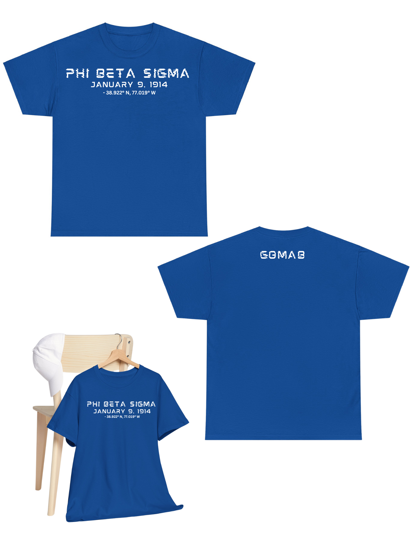Phi Beta Sigma Coordinates T-Shirt