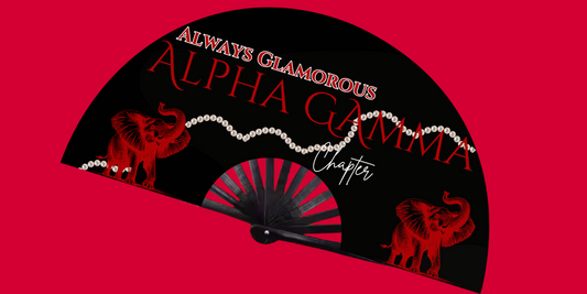 Alpha Gamma Chapter Clacking Fan