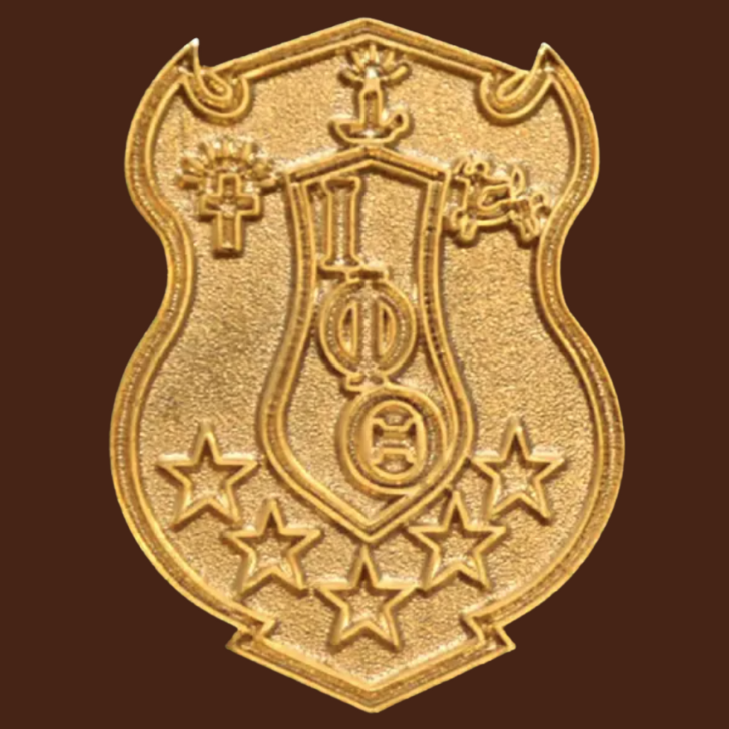 Iota Phi Theta Gold Shield Cufflinks
