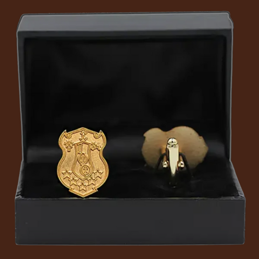 Iota Phi Theta Gold Shield Cufflinks
