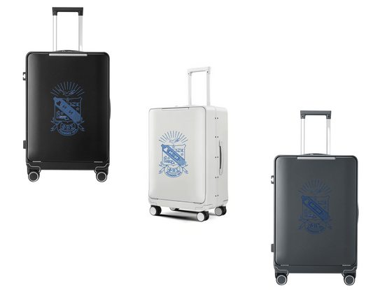 PRE-ORDERED ITEM:  Phi Beta Sigma Suitcase With One-second-to-open Front Laptop Pocket Carry-On Koffer lightweight