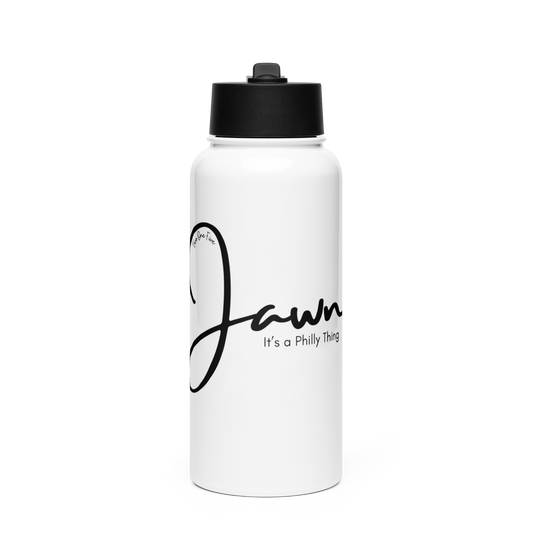 Philly Jawn Stainless steel water bottle with a straw lid