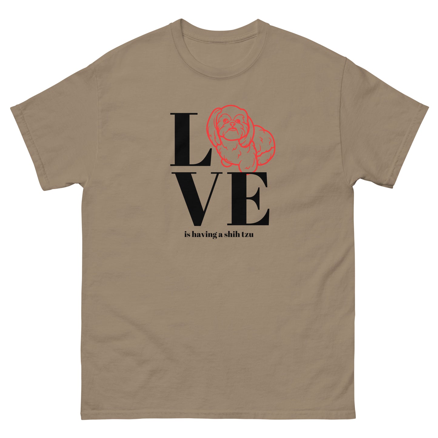 Love is Having a Shih Tzu - Unisex classic tee
