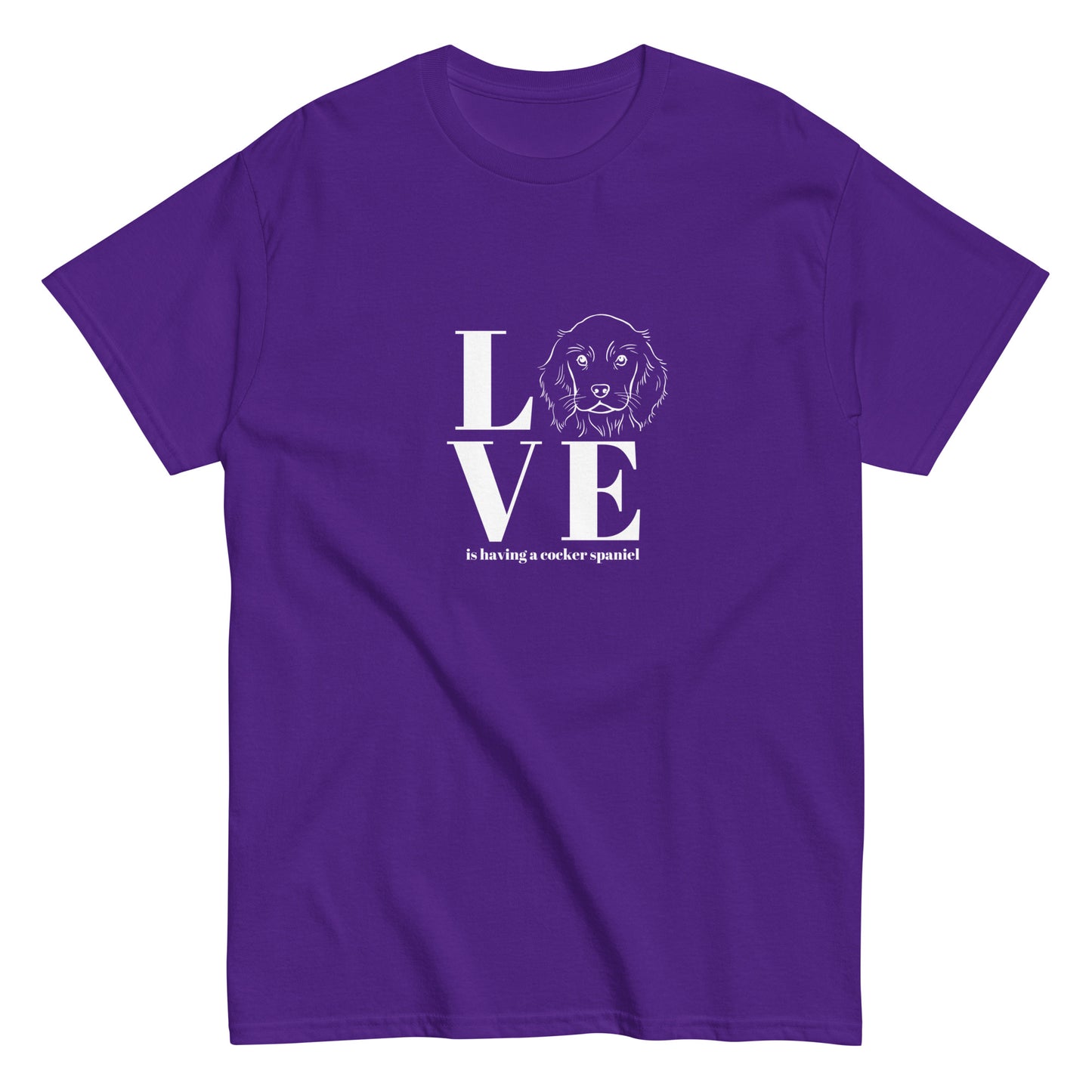 Love is having a Cocker Spaniel - Unisex classic tee