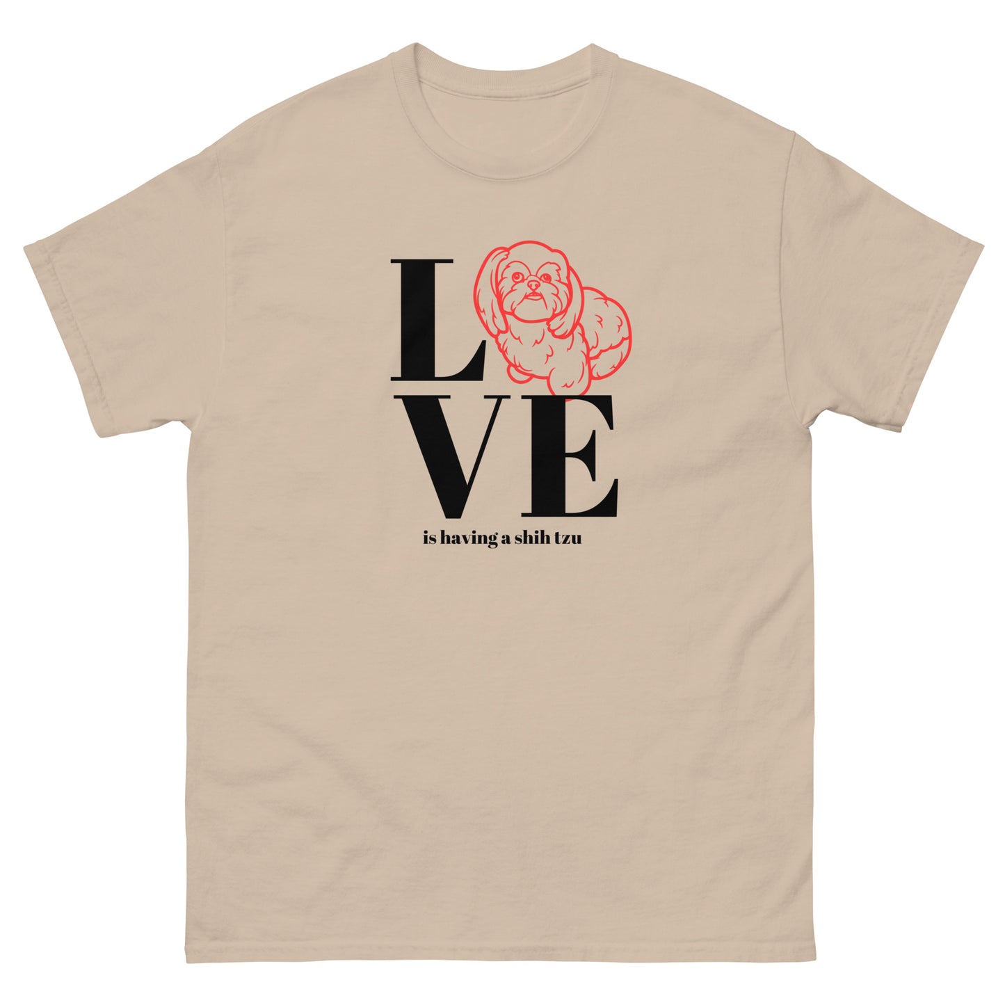 Love is Having a Shih Tzu - Unisex classic tee